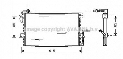 AVA QUALITY COOLING fd5175 -  Конденсатор, кондиционер